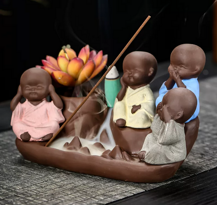Four Baby Buddha's Backflow Waterfall