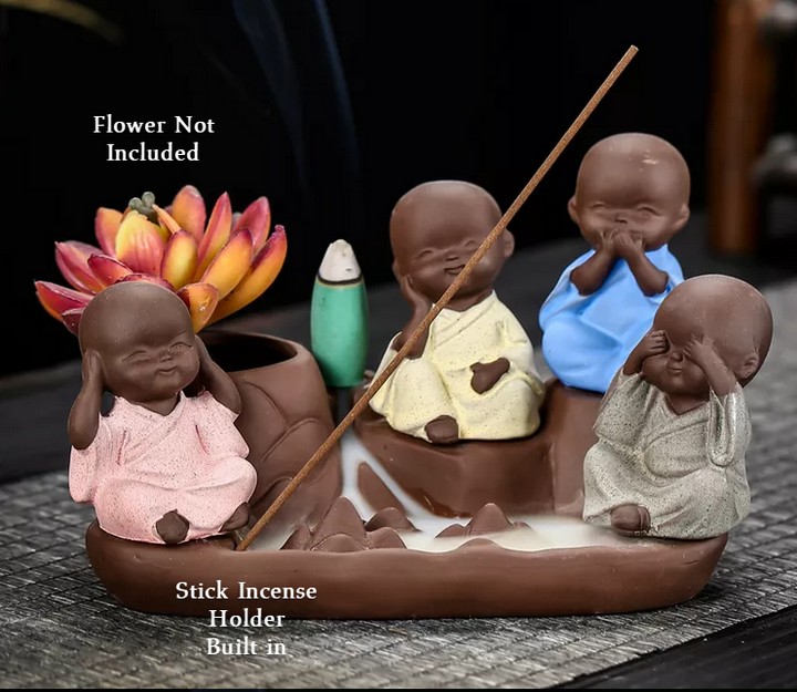 Four Baby Buddha's Backflow Waterfall
