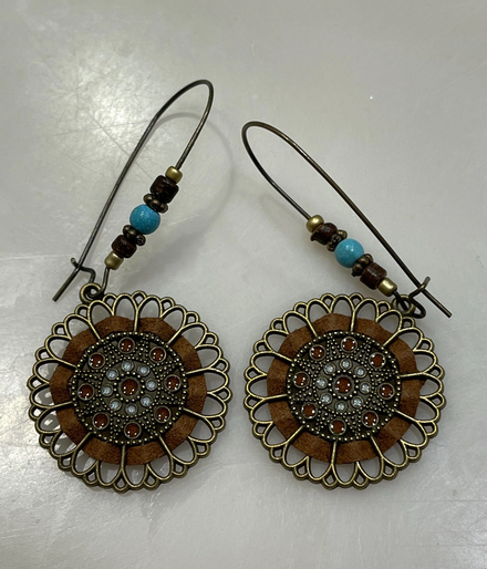 3 Set Vintage Boho Tassel Pendant Earring - 2