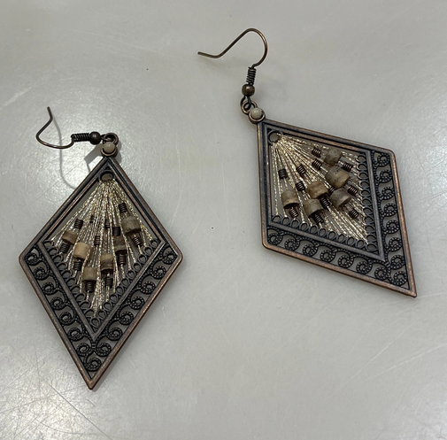 3 Set Vintage Boho Tassel Pendant Earring - 2