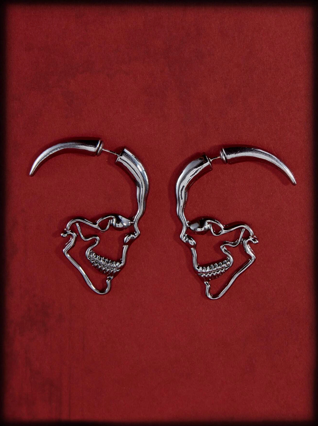 Goth Skull Earrings