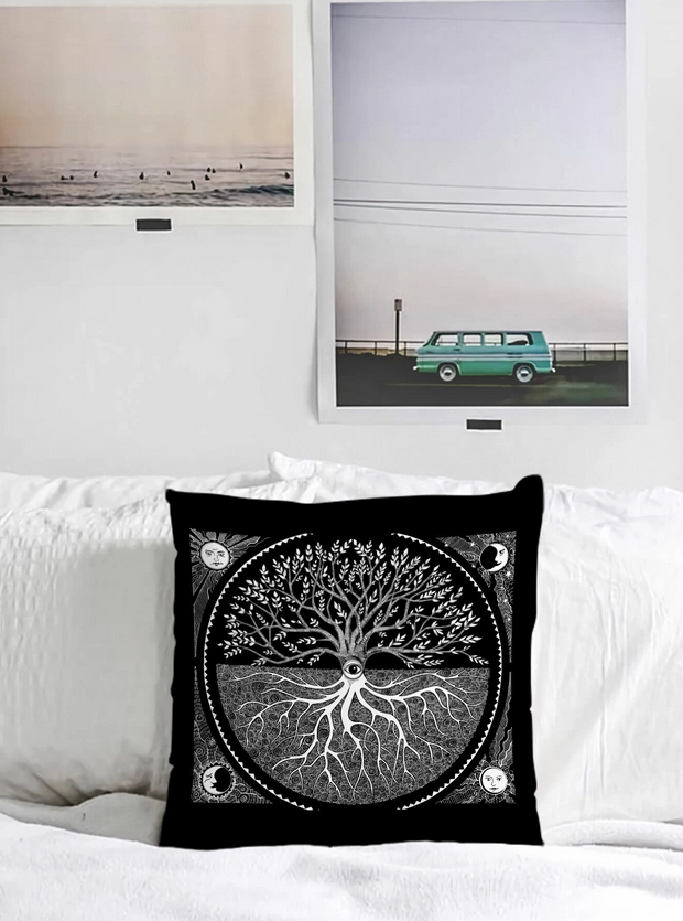 Comfy Tree Of Life Pillowcase (without pillow) 18 x 18
