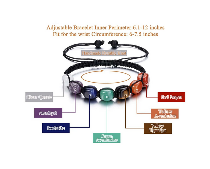 Natural Stone Adjustable Unisex Bracelet