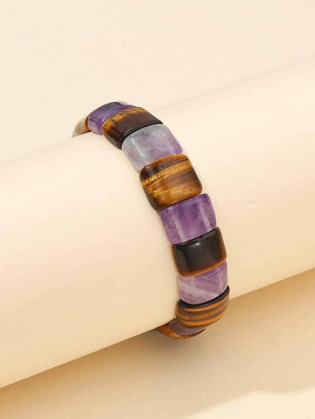 Natural Semi-Precious Stone Bracelet