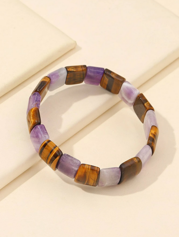 Natural Semi-Precious Stone Bracelet