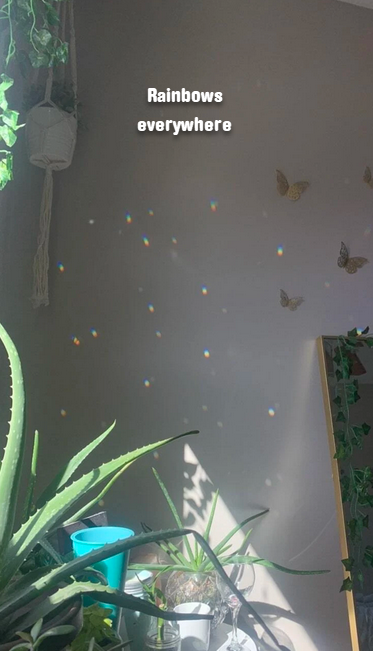 Wall / Window Hanging Moon / All-Seeing Eye Prism