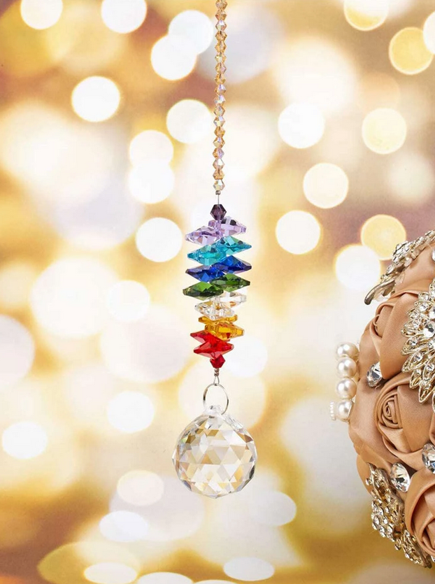 Wall / Window Hanging Multi-Colored Prism