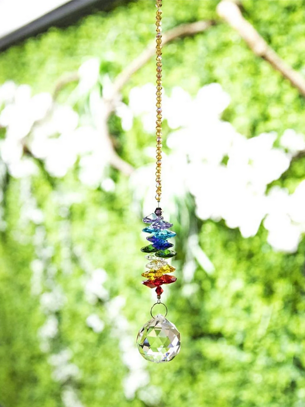 Wall / Window Hanging Multi-Colored Prism