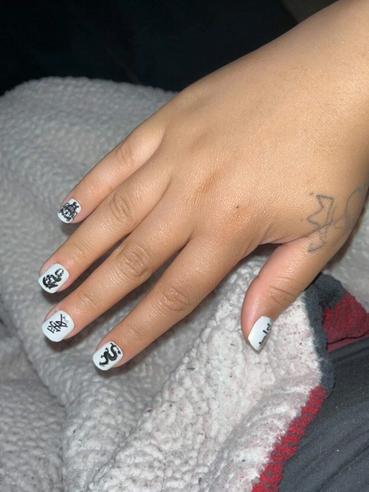 Chinese Symbols Finger Nial Art (4 sheets)