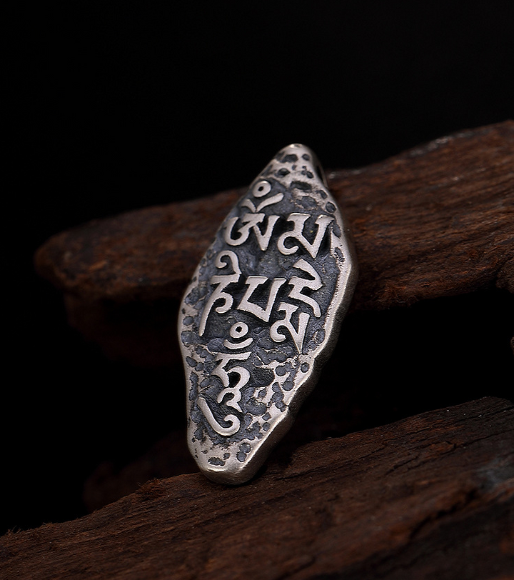 Mantra Handmade Pendant .925 Thai Silver