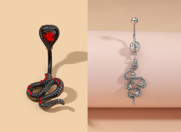 Cobra or Snake Naval Belly Ring