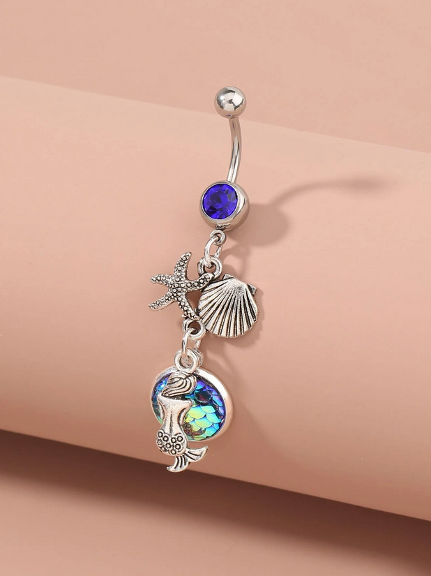 Mermaid Seaside Naval Belly Ring