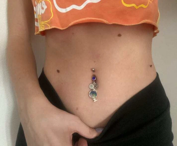 Mermaid Seaside Naval Belly Ring