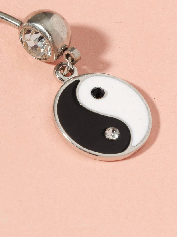 Yin & Yang Naval Belly Ring