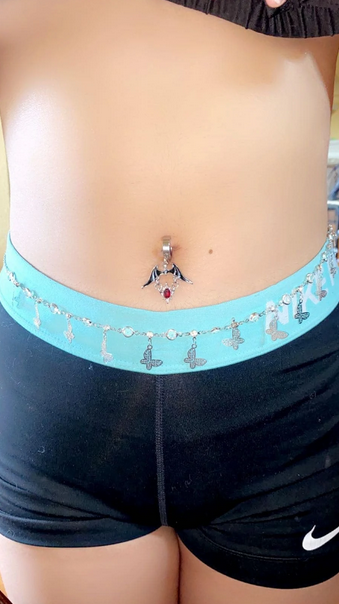 Vampire Bat Naval Belly Ring