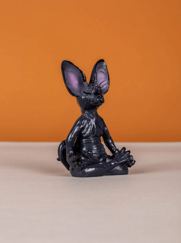 Buddha Cat 2 Resin Figure