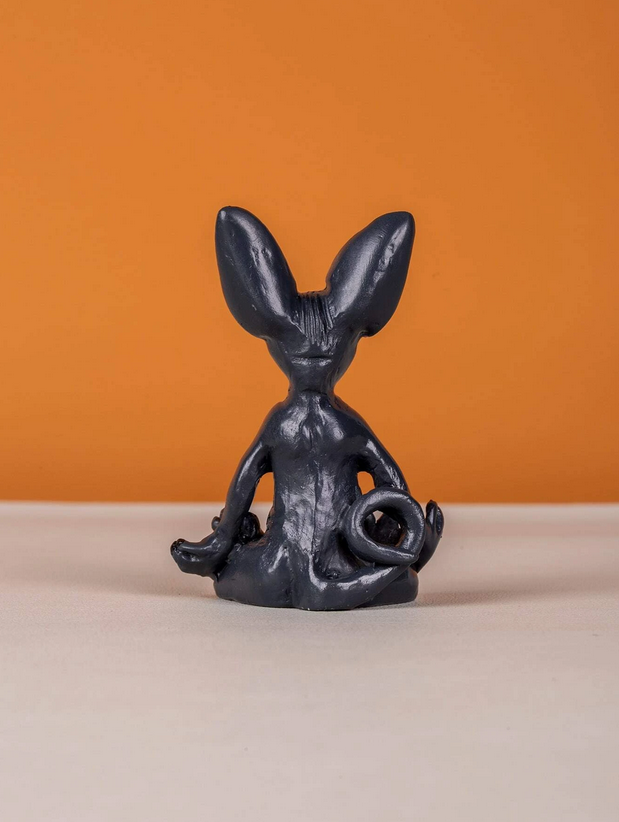 Buddha Cat 2 Resin Figure