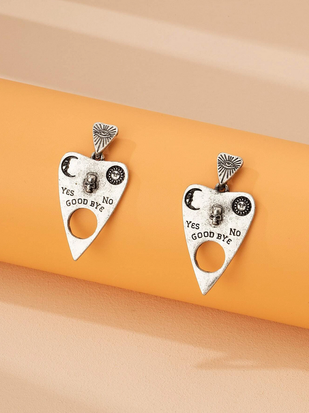 Ouija Board Planchette (Pointer) Earring 2