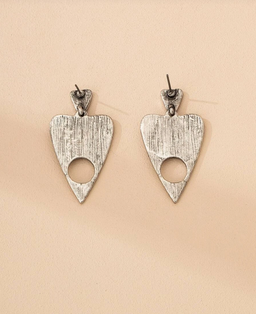Ouija Board Planchette (Pointer) Earring 2