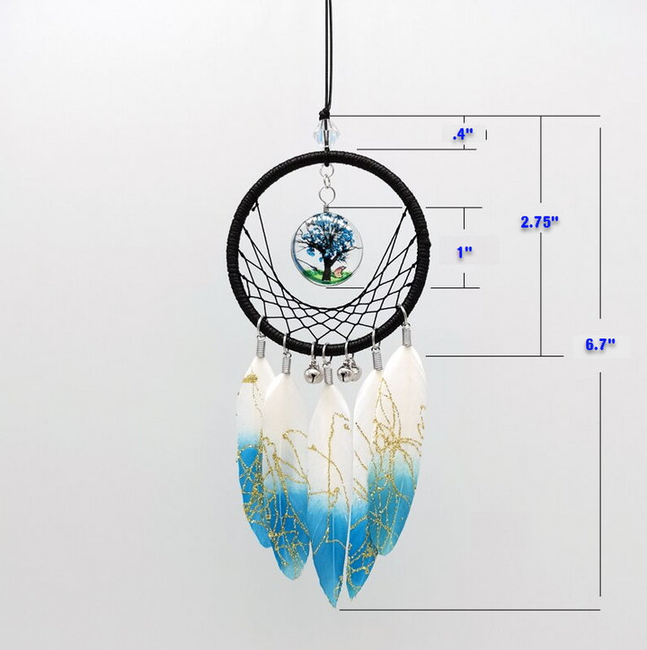 Tree Of Life Mirror Dreamcatcher (handmade)