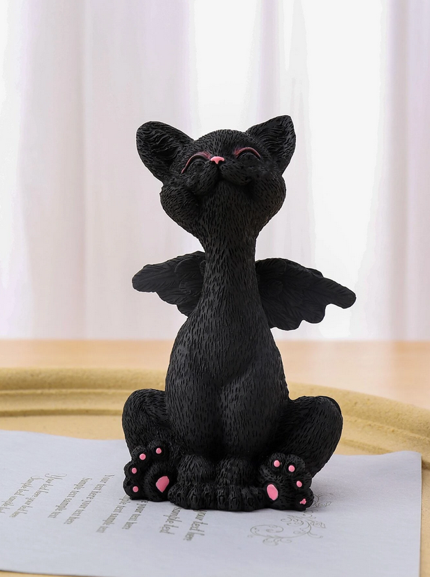 Familiar Witches Cat  Resin Figure