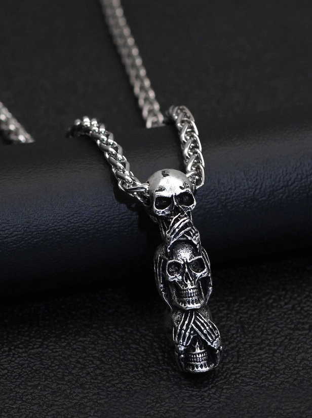 Hear See Speak No Evil Necklace