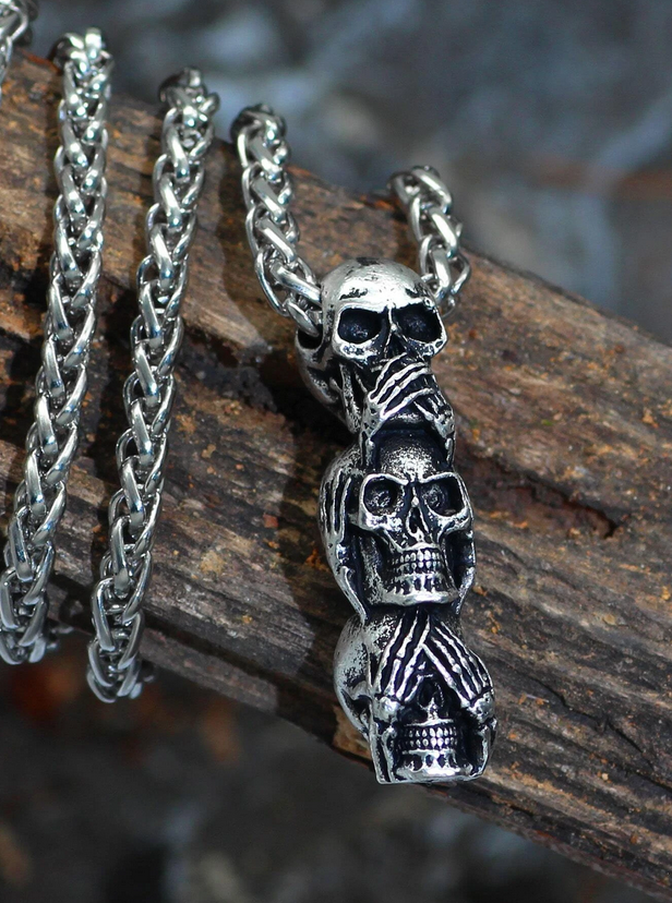 Hear See Speak No Evil Necklace