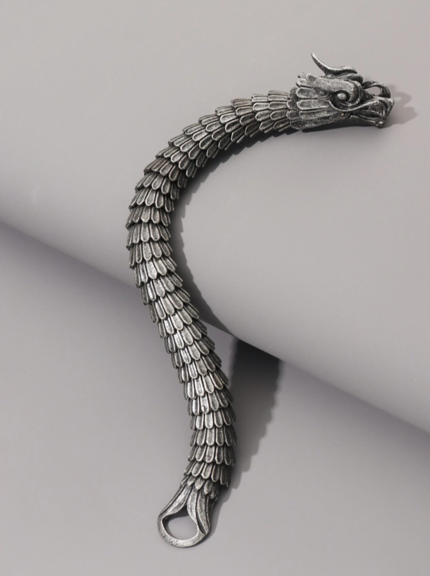 Flexible Chinese Dragon Bracelet