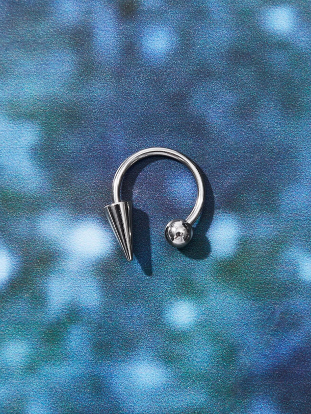 Spiked Pierced Lip Ring (3pcs)