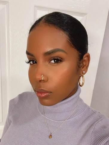Clip-On Gold Serpent Nose Ring