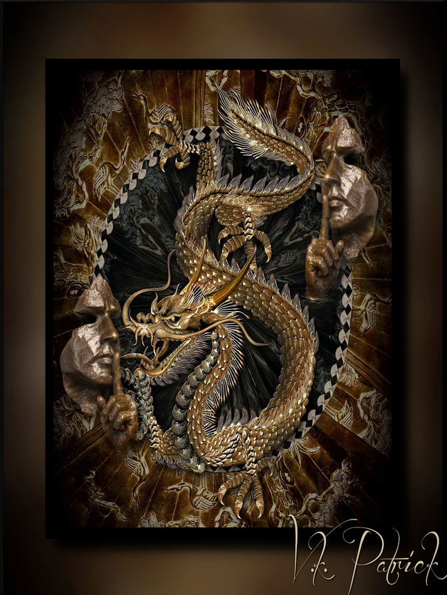 Chinese Dragon Wall Tapestry