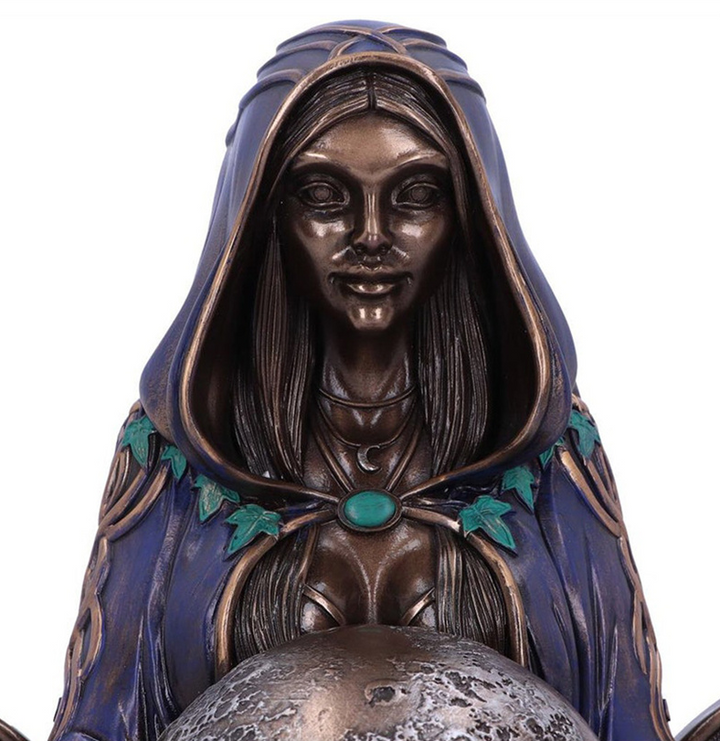 Mother Earth Crescent Moon Resin Figure