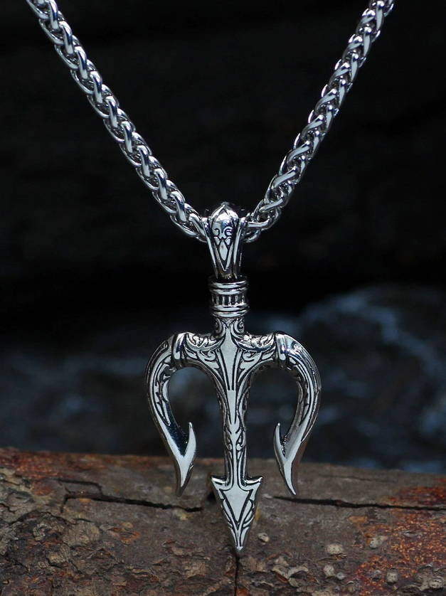Poseidon / Neptune Trident Necklace