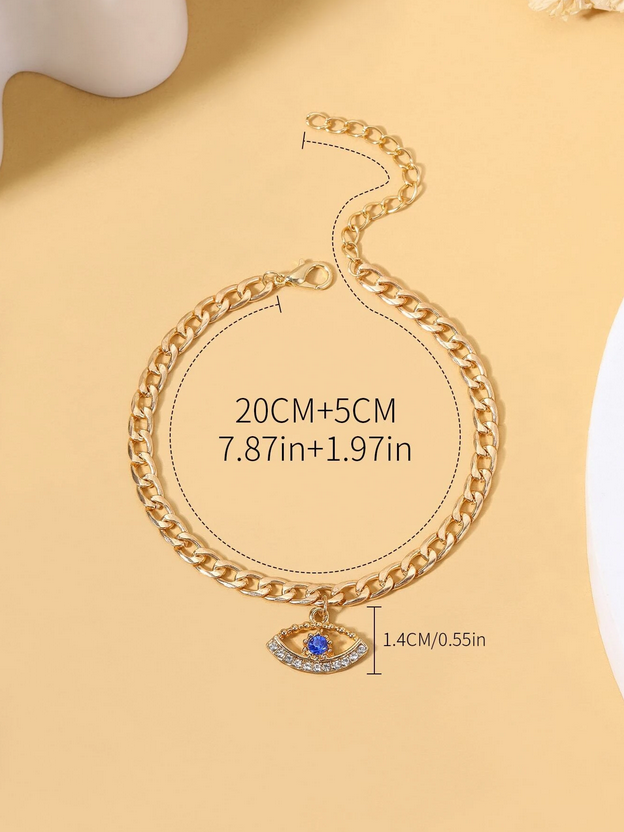 All Seeing Eye Chain Anklet