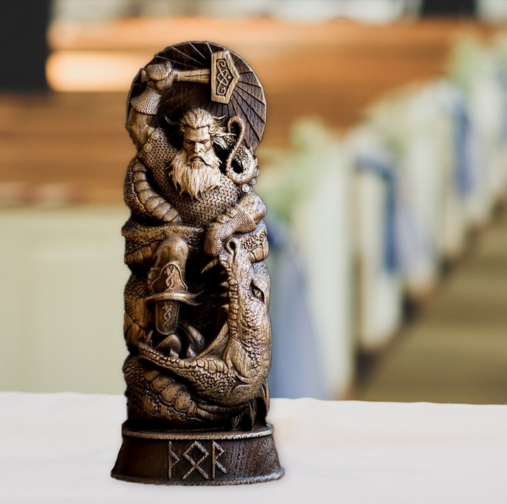 Thor Nordic God Resin Figure