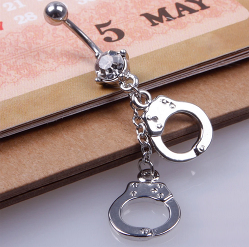 Handcuff Naval Belly Ring