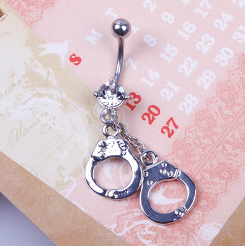 Handcuff Naval Belly Ring