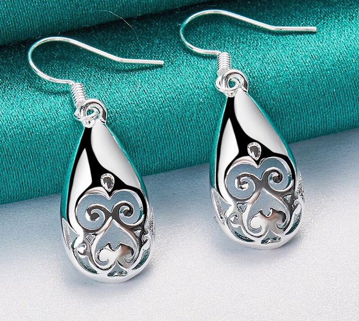 Grimace Sterling Silver Drop Earrings