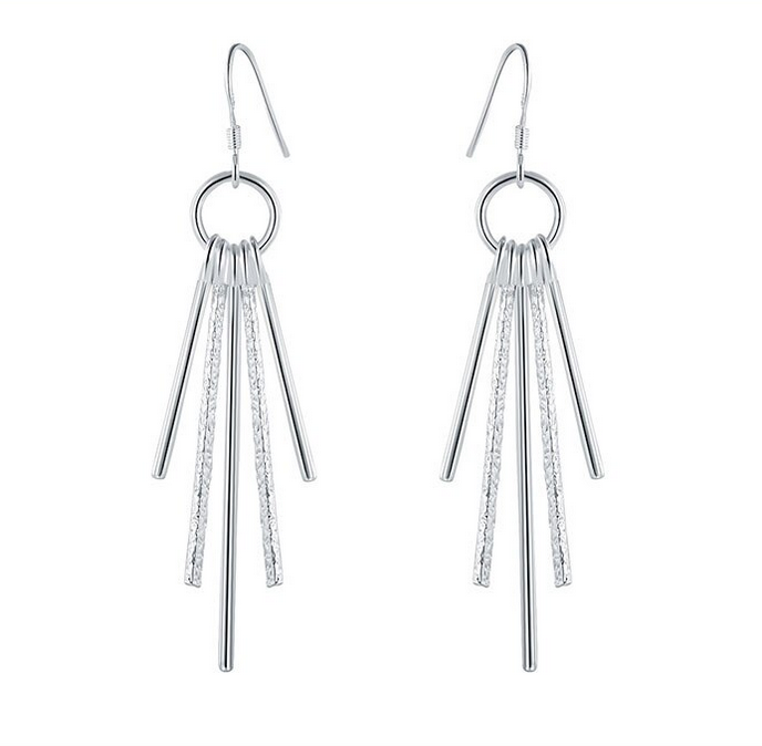 Tassel Sterling Silver Drop Earrings