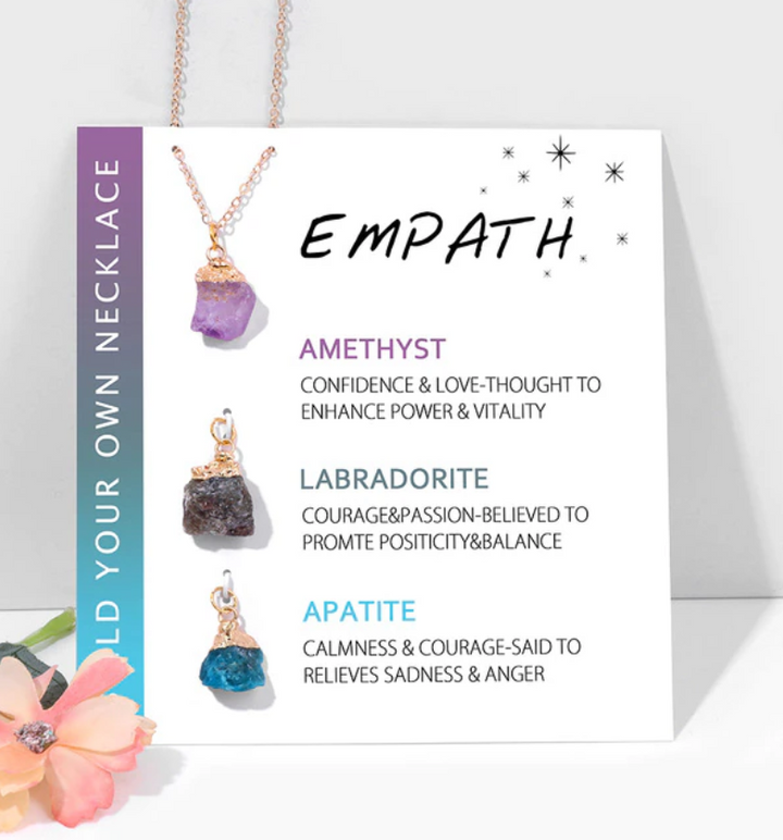 Empath or Protection Natural Stone / Crystal Necklace