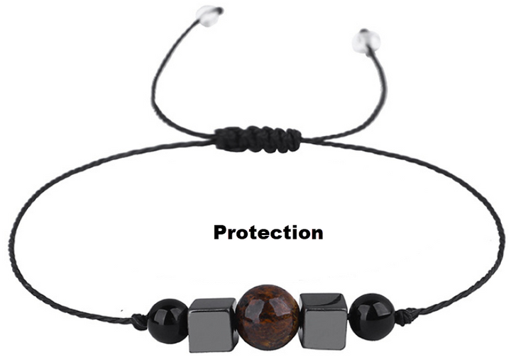 Anxiety, Calm or Protection Bracelet - Natural Stone