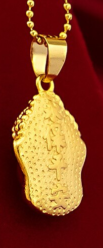 Buddha Necklace 24K Gold Plated