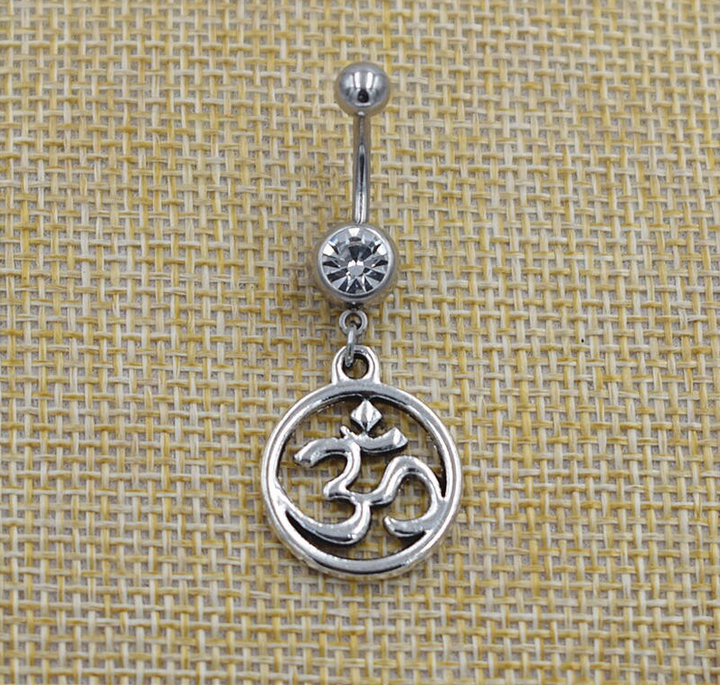 Sacred "UM" Symbol Naval Belly Ring