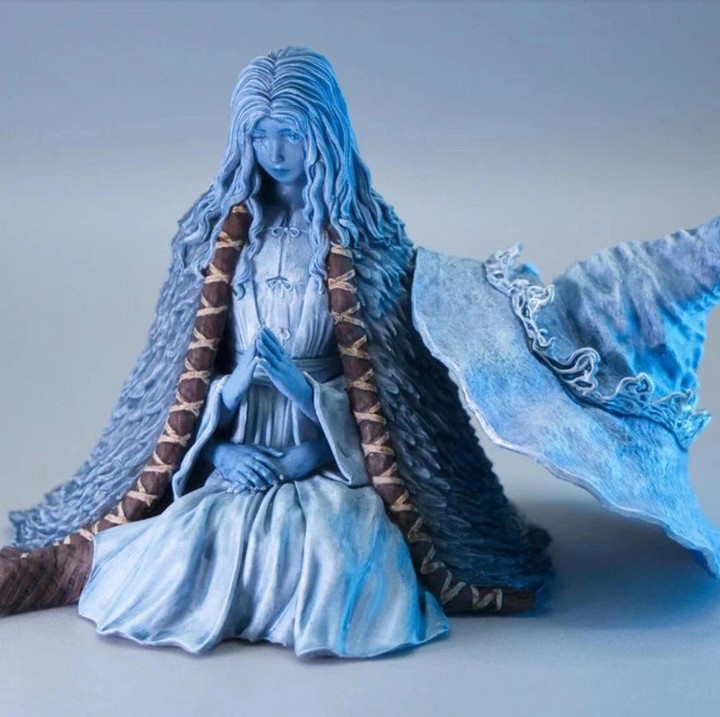 Mysterious Witch Statue with Removable Hat Resin Figure