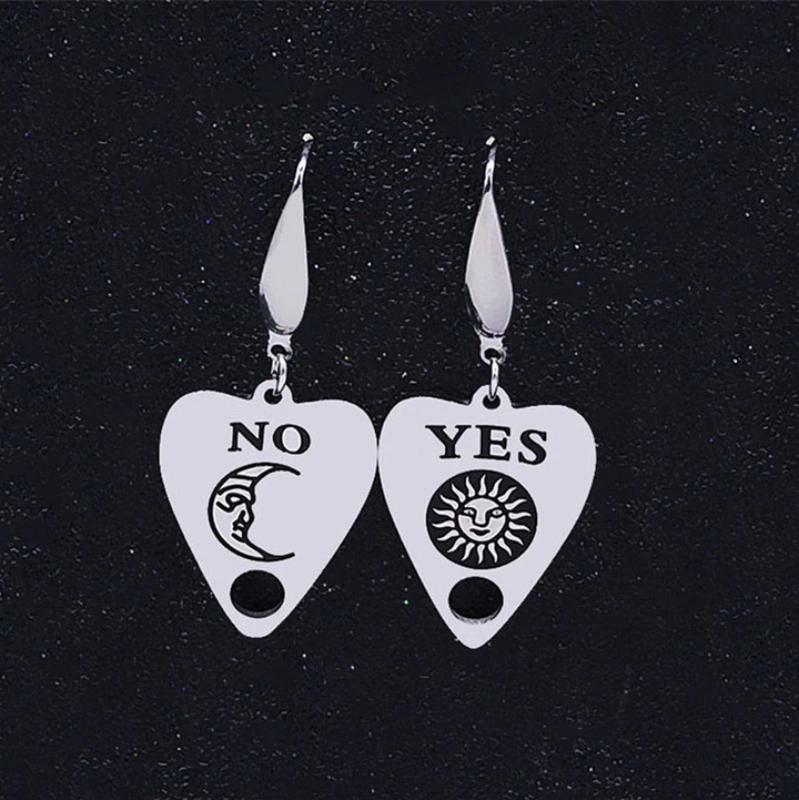 Wicca Ouija Board Planchette (Pointer) Earring SS