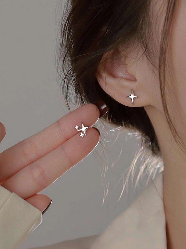 Morning Star Mismatched Stud Earrings