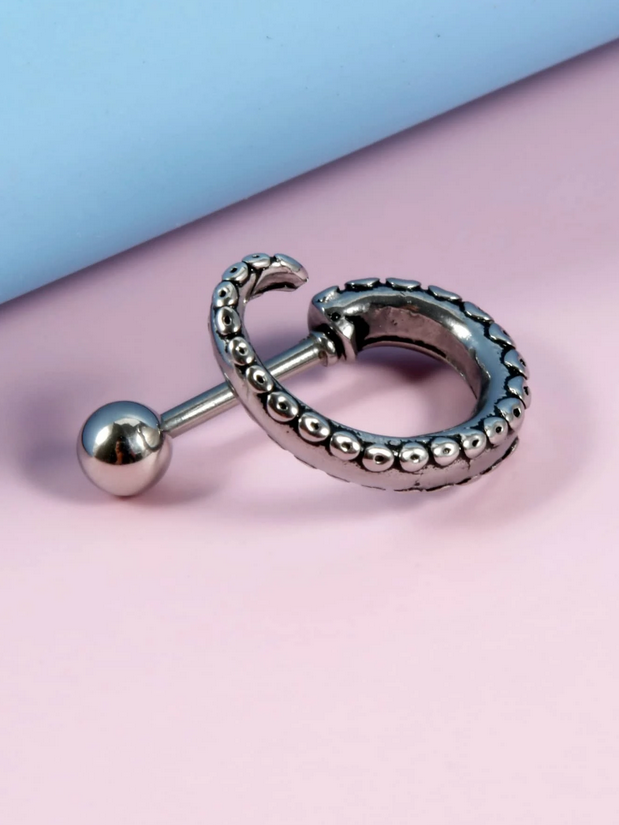 Octopus Tentacle Labret Lip Ring
