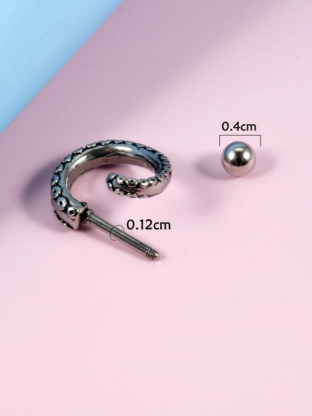 Octopus Tentacle Labret Lip Ring