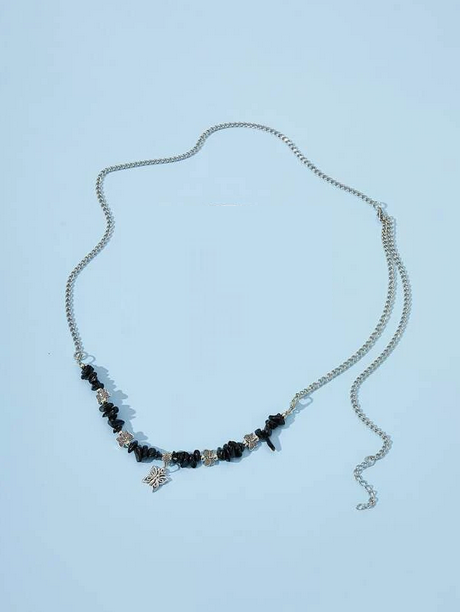 Natural Stone Butterfly Waist Chain (2 styles)