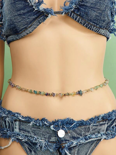 Natural Stone Waist Chain (2 styles)